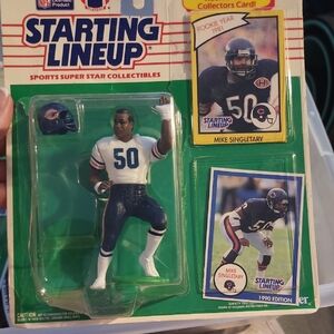 Starting Lineup Mike Singletary Action Figure - White & Navy